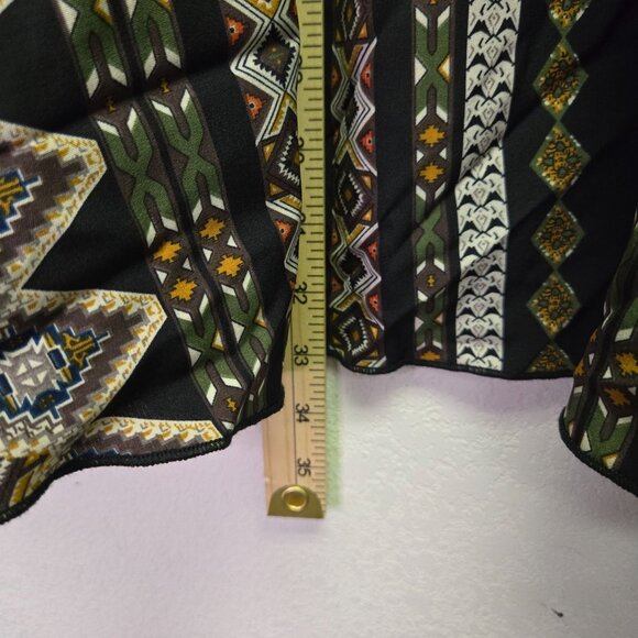 Women's S Hippie Geometric Print Bohemian Maxi Skirt Gypsy - Picture 9 of 10